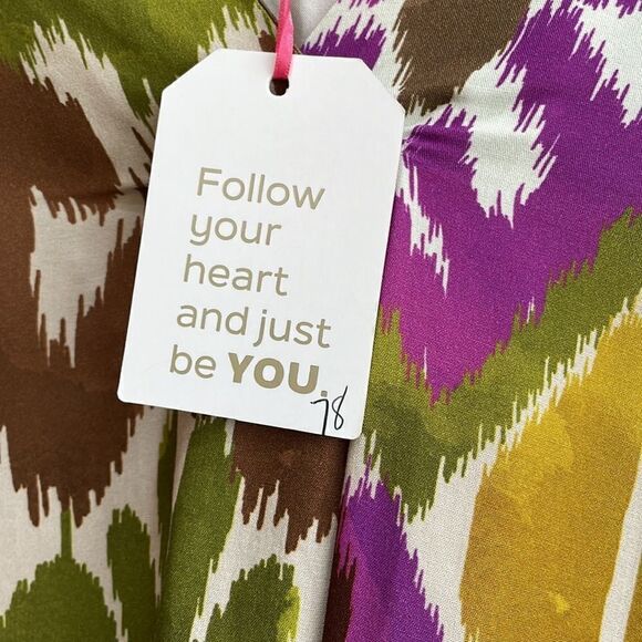 NEW‎ WITH TAGS YOLLY ABSTRACT PRINT TOP - Picture 7 of 8